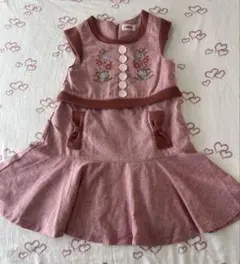 スーリー⭐︎ツイード　ジャンスカ　ワンピース130