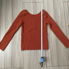 【使用回数少なめ】beauty &youth オレンジ ニット