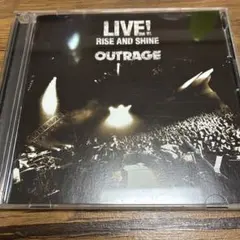 OUTRAGE 「ライヴ! ～ライズ & シャイン」　二枚組　廃盤　名盤週末限定
