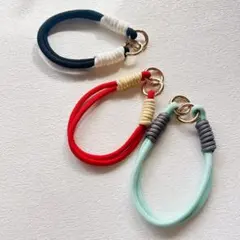 【3点セット】パラコード　シンプル　スマホストラップ　ハンドストラップ