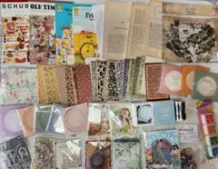 中古コラージュ素材まとめ売り大容量！！110点以上！！