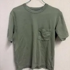 UNIQLO U Tシャツ 160 オリーブグリーン