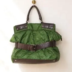 美品 Alchimia アルキミア トートバッグ レザー 大容量 グリーンのサムネイル