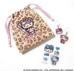 sweet 付録 雪焼け　ハローキティ 真冬の盛り盛り4点セット