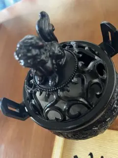高岡銅器 瑞正作 三足香炉 獅子飾り - メルカリ