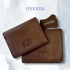 renoma 2点セット 二つ折り財布 パスケース 名刺入れのサムネイル