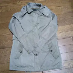 ZARA カーキ フード付き モッズコート