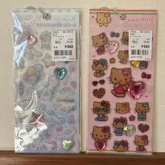 シナモロール・ハローキティ シールセット　ストーンシール