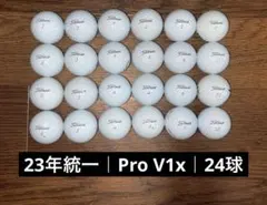 タイトリスト 2021年モデル統一】Pro V1x ロストボール 24球セット