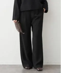 Masaco Teranishi】新品タグ付き⭐︎ リネンライクメッシュパンツ 