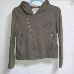 ライダース パーカー ジャケット M アウター 秋 冬 レディース ショート丈