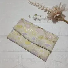 袱紗ふくさ　金襴生地　ご祝儀袋ケース　御朱印帳ケース　和柄花柄　和柄小物ケース