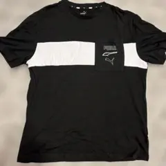 美品⭐︎PUMA Tシャツ ブラック ポケット付