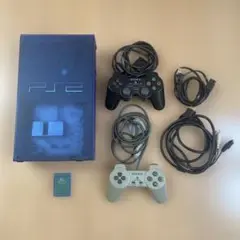 プレイステーション2 本体SCPH-37000 オーシャン・ブルー　ジャンク