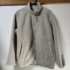 GU ベージュ フリースジャケット