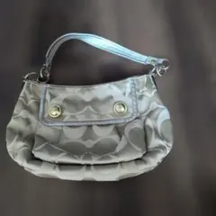 COACH シグネチャー ハンドバッグ ベージュ