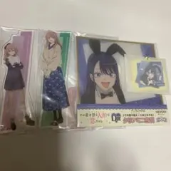 C賞　紗寿叶 ・心寿　アクリルスタンド D賞 F賞 アリサ・ミニ色紙、チャーム