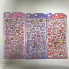 うるちゅるポップシール　3枚　サンリオ