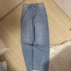 WEGOライトブルーストレートデニムパンツ