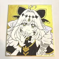つ*و様 手描きイラスト 原画 ファンアート キュアアルカナ・シャドウ