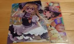 コロコロうどん 夕華ののこ氏 東方Project A4クリアファイル2種