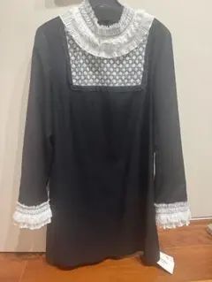 LILY BROWN レースカラービジューミニワンピース