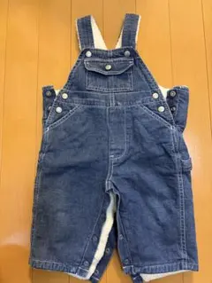 【58-69cm】babyGAP オーバーオール裏起毛