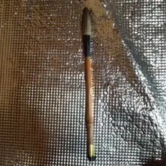 昭和初期の中型書道筆 竹製 尖った毛先