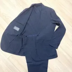 A day in the life洗える セットアップ ネイビー チェック L
