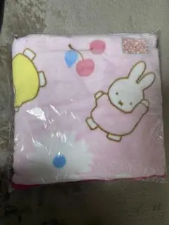 【新品未開封】ミッフィー ブランケット 140×100cmピンク フランネル毛布