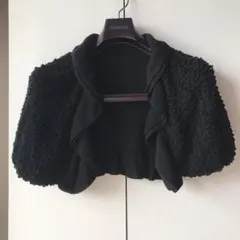 【TO BE CHIC】ボレロ 黒 サイズⅡ （Mサイズ９号相当）のサムネイル