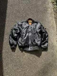 黒 MA-1 フライトジャケット