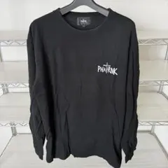 PHATRNK ラインストーンロゴ ロンT カットソー ブラック M - メルカリ