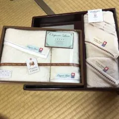 今治タオル フェイスタオル　ハンドタオル　オーガニックコットン　各2 4枚セット