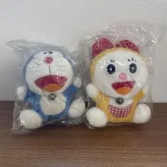 ☆ レトロぬいぐるみ 藤子F不二雄 ドラえもん ドラミちゃん 2種セット