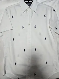 Ralph Lauren ホワイト半袖シャツ XS