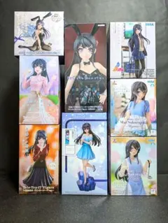 青春ブタ野郎シリーズ　桜島麻衣 バニーver.最新作含む　フィギュア8体セット