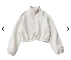 SeaRoomlynn ボリュームスウェット ヘザーグレー ジップスウェット