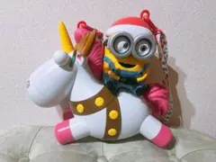 限定！クリスマスミニオン ユニコーンバッグ サンタ帽 ポップコーンケース