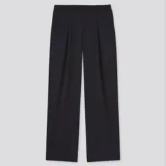 クレープジャージーストレートパンツ（丈標準66.5～68.5cm） Sサイズ