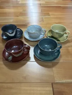 食器セット カップアンドソーサー　コーヒーカップ　和モダン　カフェのサムネイル