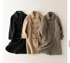 theoryluxe ブークレ　ロングコート　美品