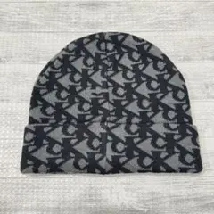 Calvin Klein ロゴニット帽 フリーサイズ グレー・ネイビー　正規品