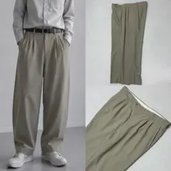 90s Burberrys スペイン製 2タック サマーウール スラックスのサムネイル