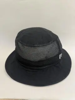 【NEW ERA】ブラック メッシュ バケットハット