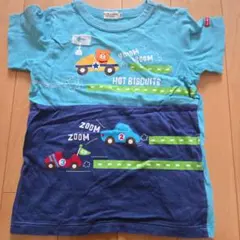 HOT BISCUITS Miki House Tシャツ 120cm　青のサムネイル