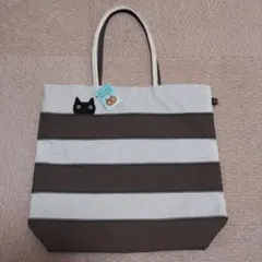 新品未使用　Atsuko Matano　マタノアツコ　猫 ナイロントートバッグのサムネイル