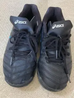 ASICS DG LIGHT サッカーシューズ ブラック/ブルー　22.0cm