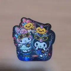 【匿名配送】コジマ　マイメロ＆クロミ　ホログラムステッカー