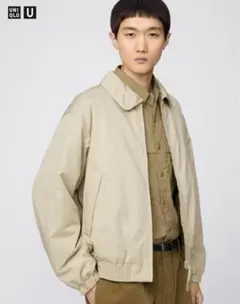 美品 UNIQLO U ユニクロユーパフテックショートブルゾン